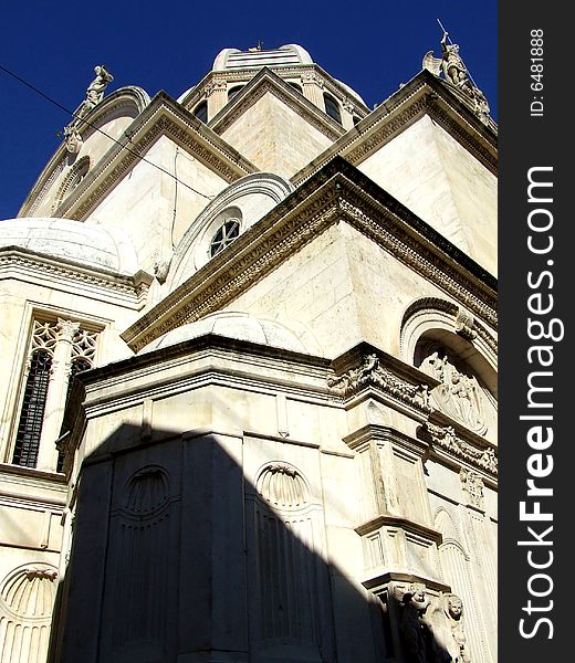 Photo from downtown of the Sibenik city in Croatia. Photo from downtown of the Sibenik city in Croatia.