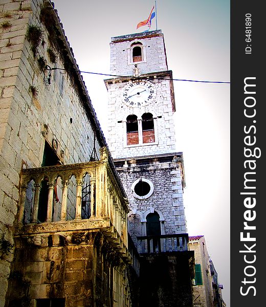 Photo from downtown of the Sibenik city in Croatia. Photo from downtown of the Sibenik city in Croatia.