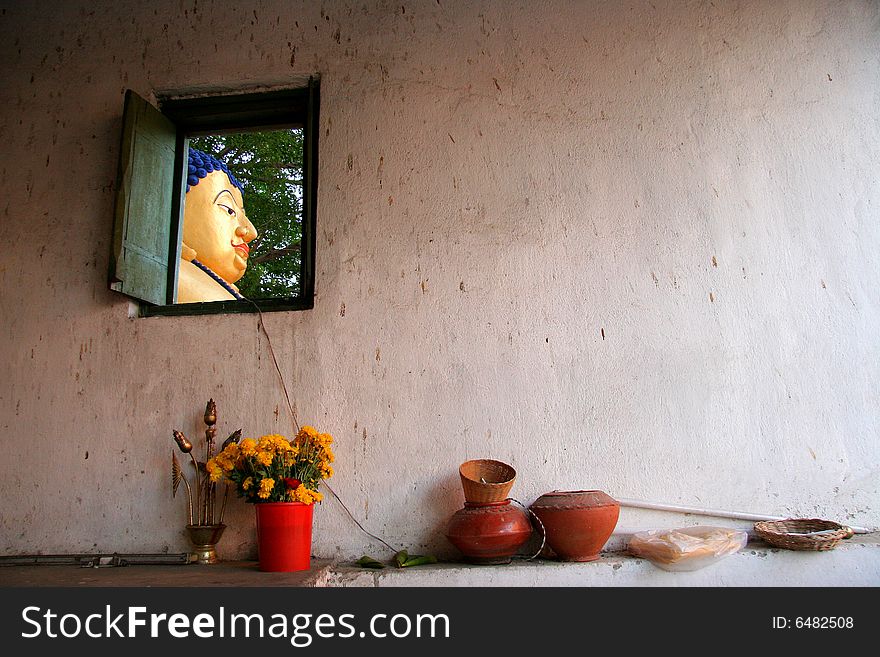 Buddha image, Chiang Mai, Thailand. Buddha image, Chiang Mai, Thailand