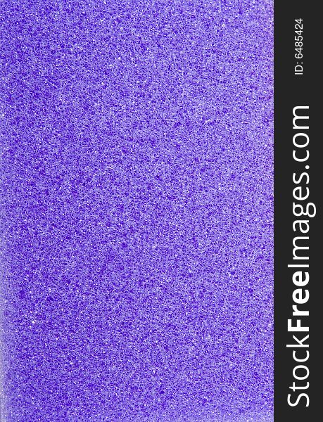 Abstract textured violet sponge with 1000's pores