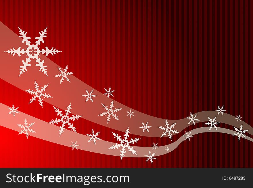 Vector illustration ofChristmas Snowflake Decoration