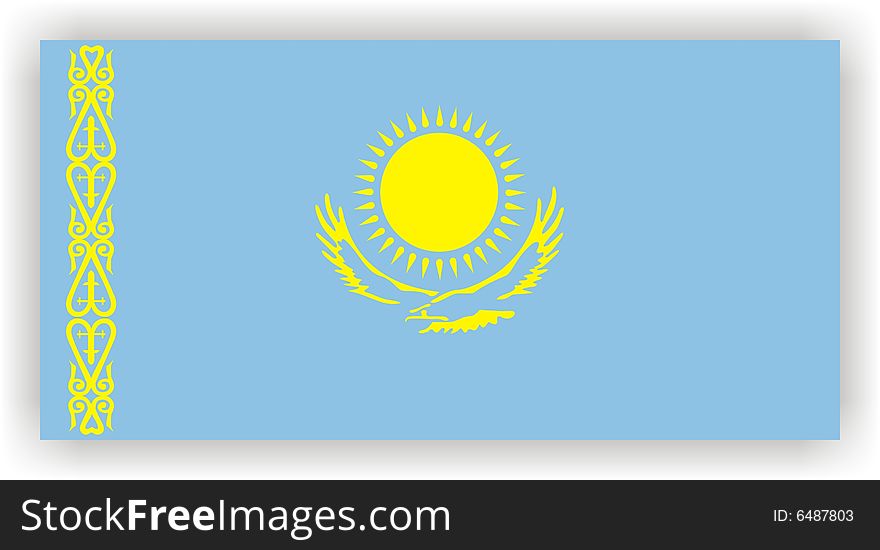 Flag Of Kazakhstan