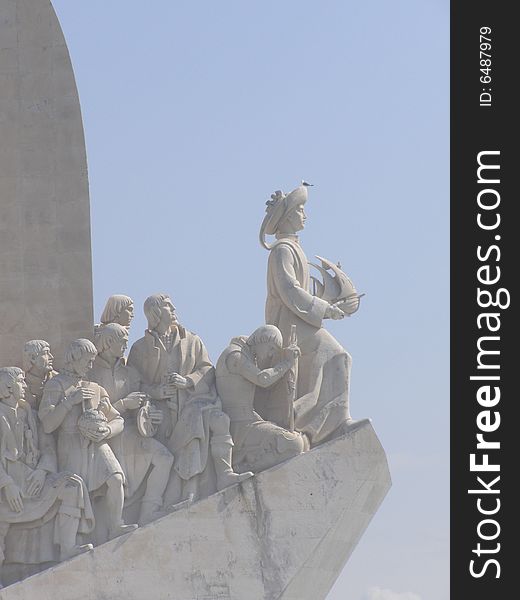 Lisbon Discoveries Monument in Mist