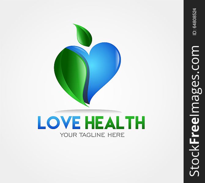 Vector Love Health Logo