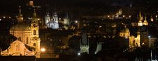 Night Prague Scenery Stock Image