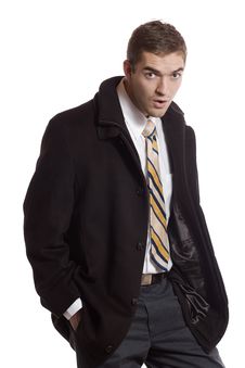 Inquisitive Businessman Stock Photography Inquisitive Businessman Stock Photography