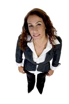Lady Standing Straight Stock Photography Lady Standing Straight Stock Photography