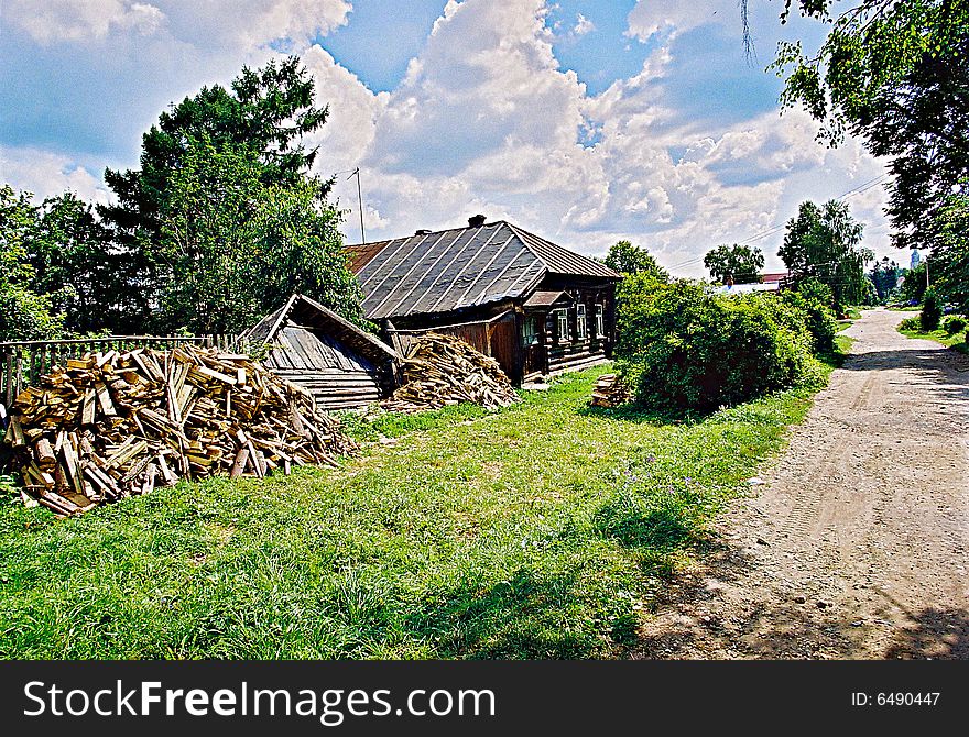 Vereya country. Sovetckaya ulitsa. The oldest nice house. Vereya country. Sovetckaya ulitsa. The oldest nice house.