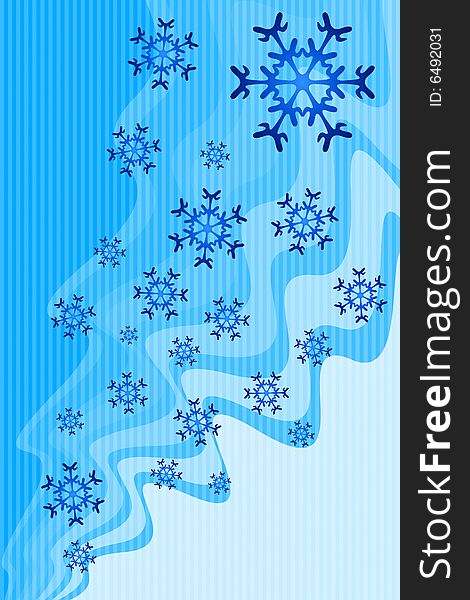 Vector illustration of Christmas Snowflake Decoration