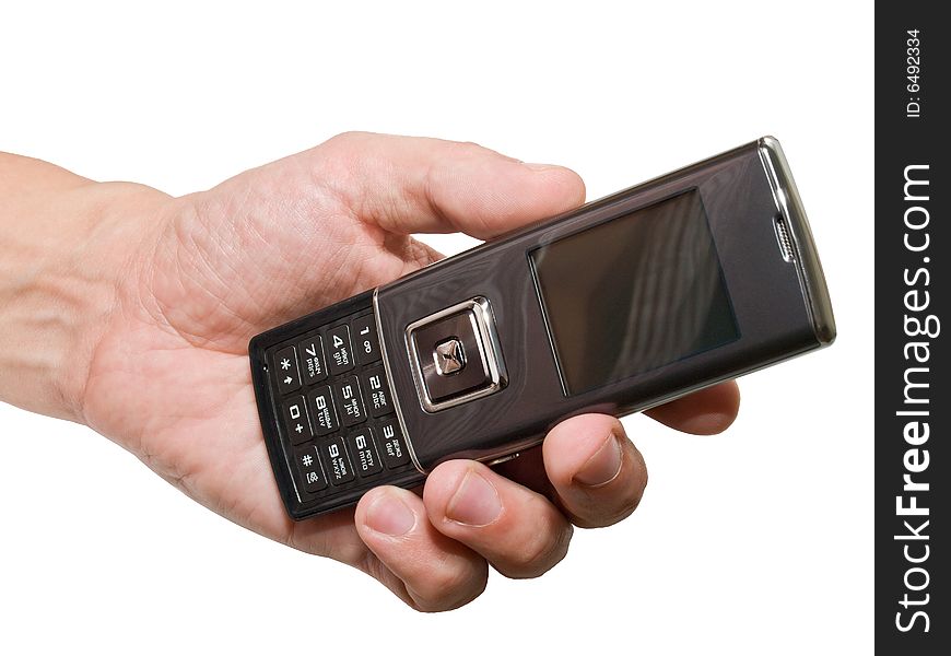 Slider Cellphone In Hand