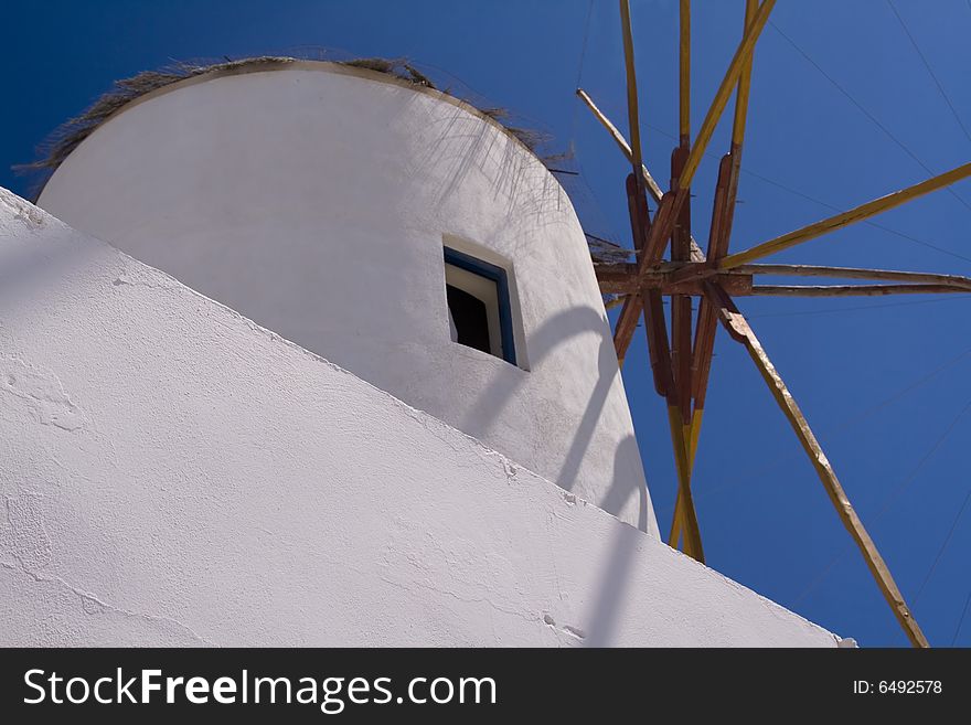 Windmill in Santorini