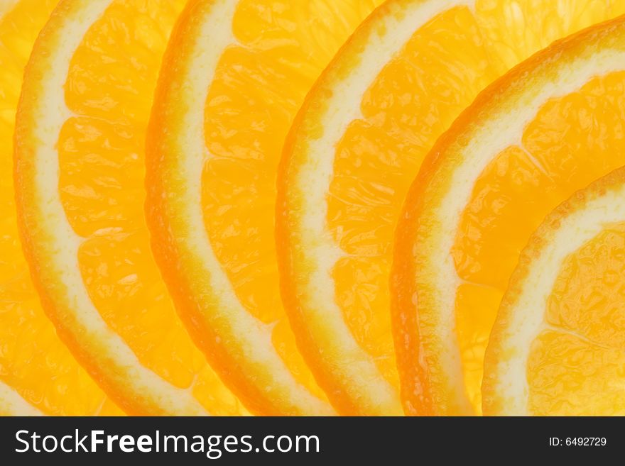 Fresh orange isolated on white. Fresh orange isolated on white