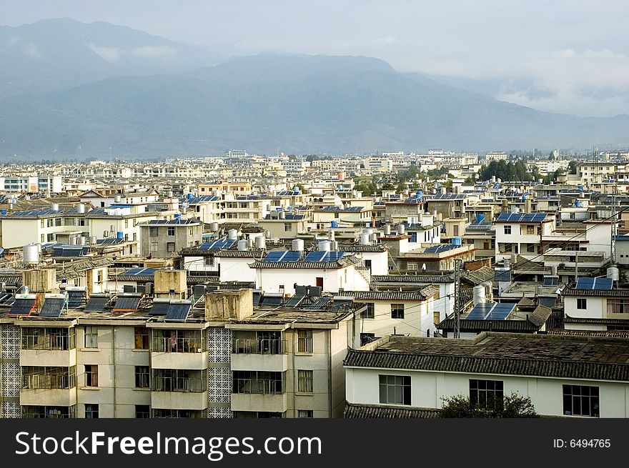 Lijiang cityscape