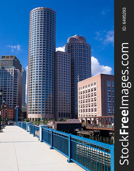 Boston Skyline on a summer day