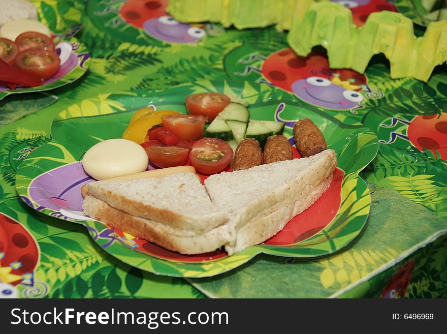 Childs Party Food