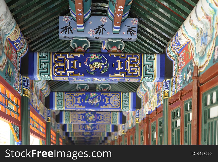 Summer Palace roof close-up