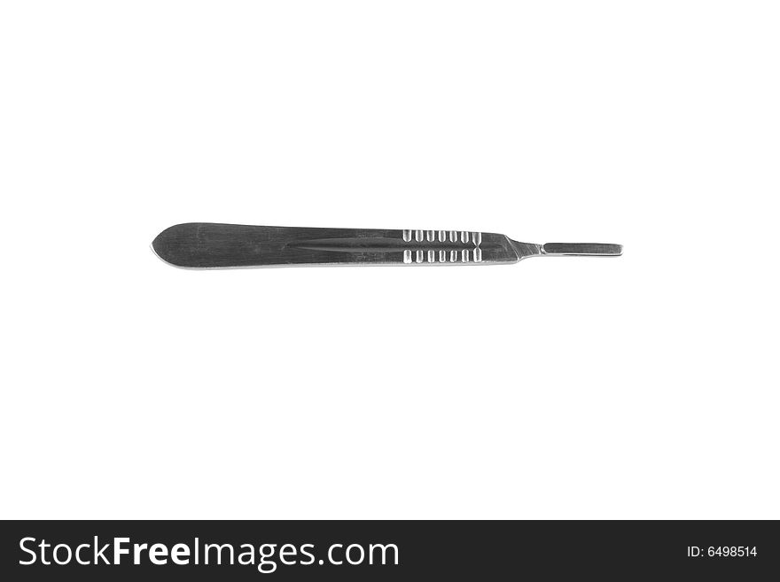 Medical tool on white background