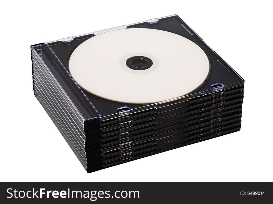 Disk cd in boxes