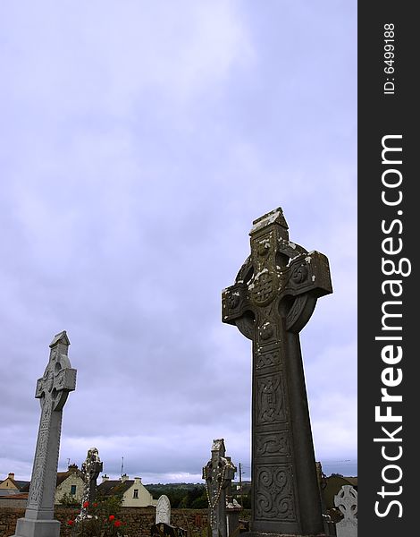 An old graveyard in the irsh midlands. An old graveyard in the irsh midlands