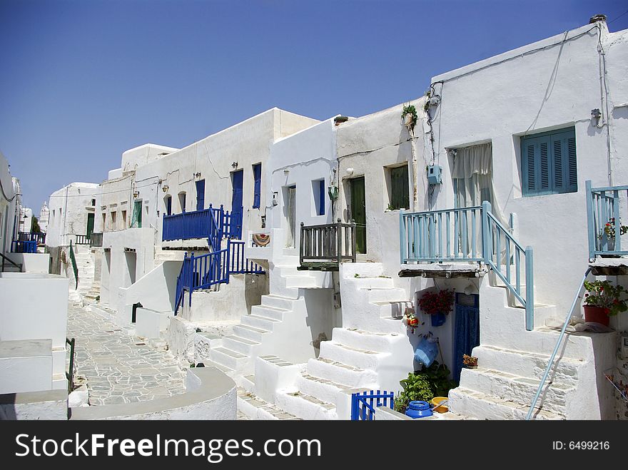 Castel of Cyclades in the Greek island Folegandos. Castel of Cyclades in the Greek island Folegandos