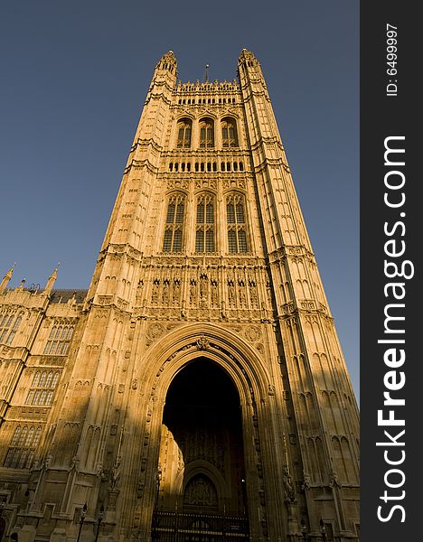 Big Ben toweer at the houses of Parliament, London