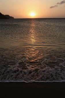Sunset Shore. Royalty Free Stock Photo Sunset Shore. Royalty Free Stock Photo