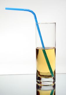 Orange Juice Into A Glass Royalty Free Stock Photography Orange Juice Into A Glass Royalty Free Stock Photography