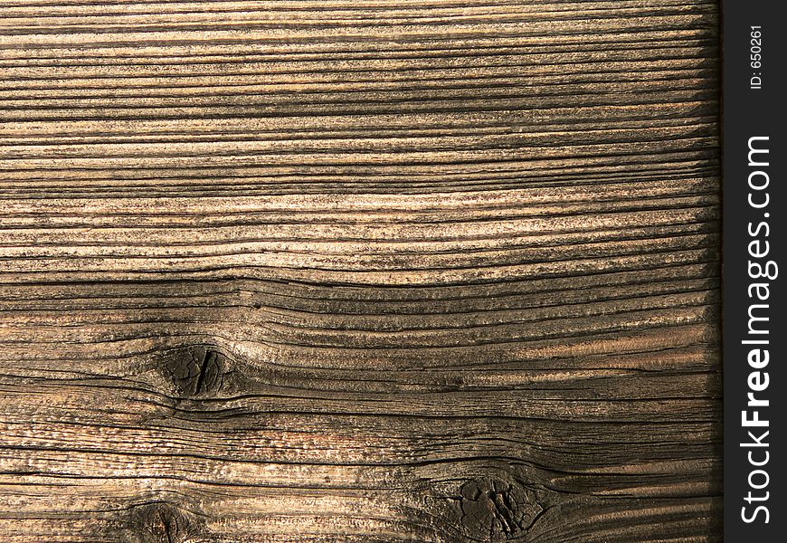 Close-up of a wood piece with many details. Close-up of a wood piece with many details