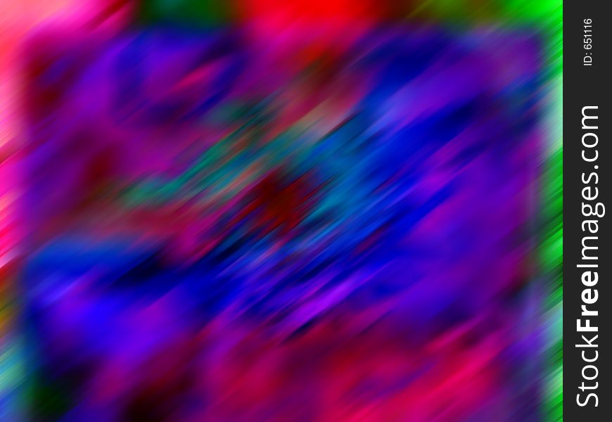 Motion blur of Dark colors