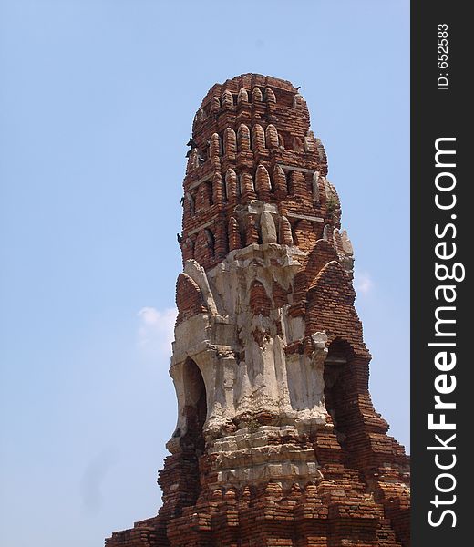 A temple spire in Thailand. A temple spire in Thailand