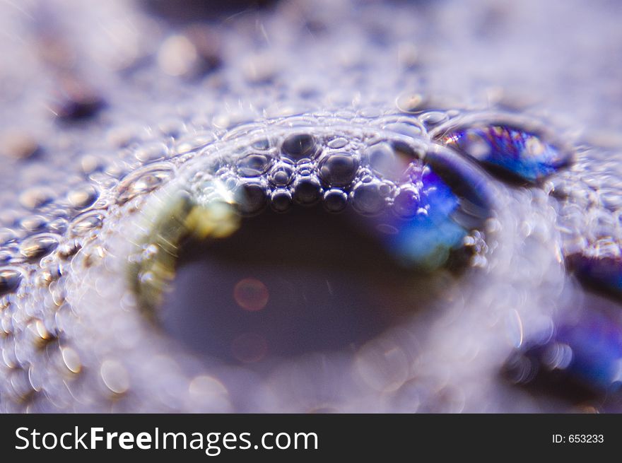 Abstract blurred bubbles. Abstract blurred bubbles