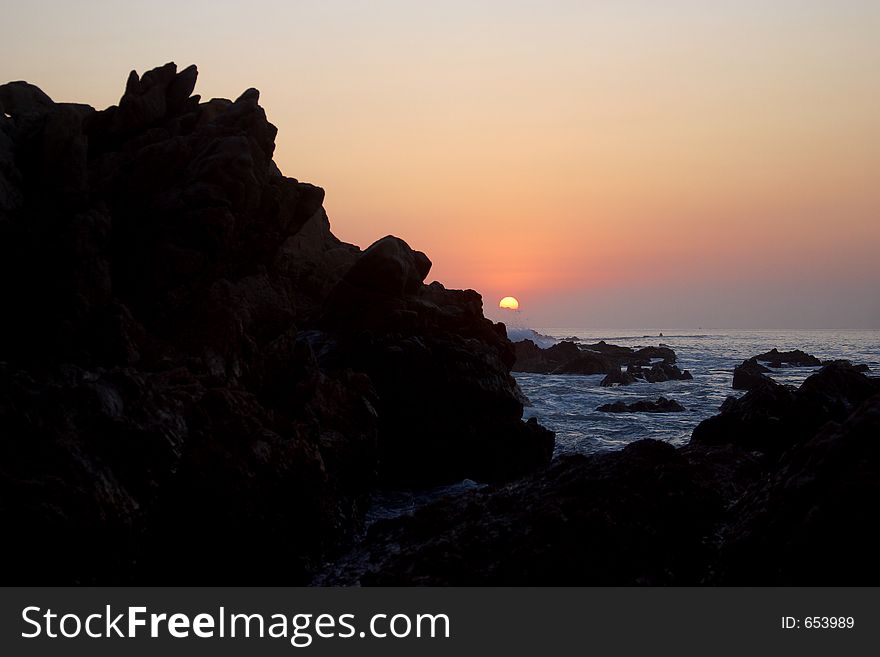 Sunrise in los cabos, mexico