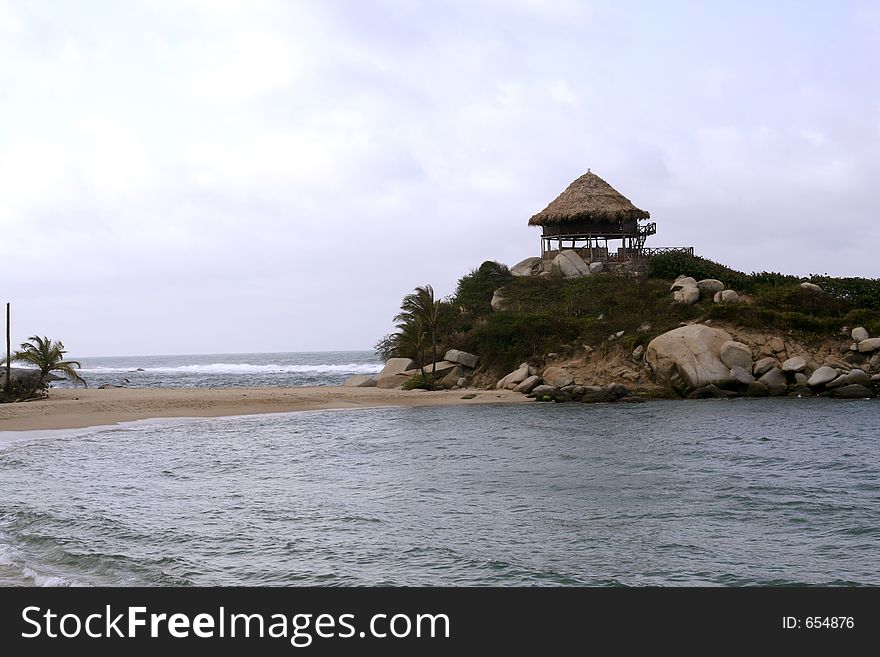 Relaxing At The Beach. Hammock