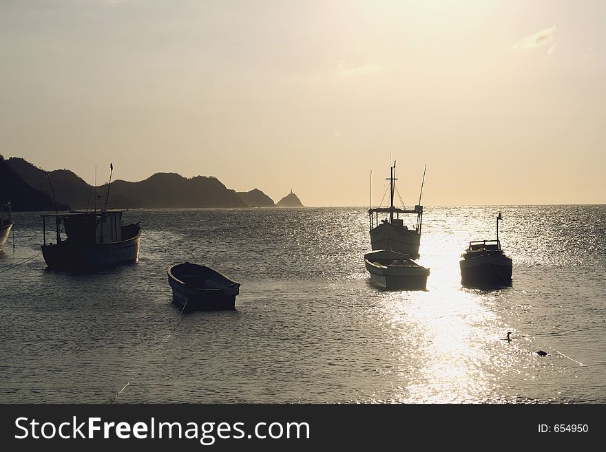 Caribbean Sea. Taganga Bay. Colombia.