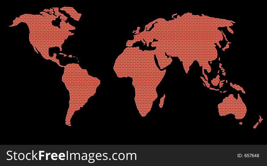 World globe or map background