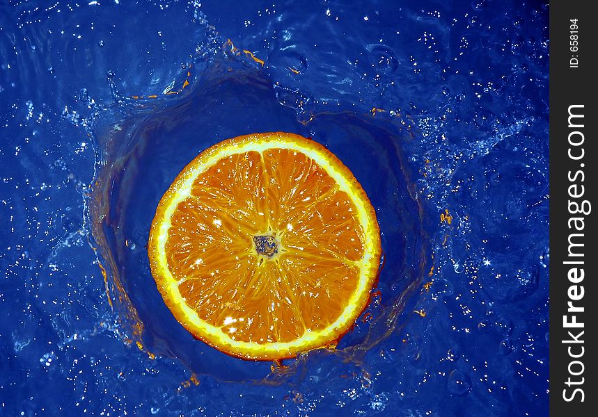 Orange In Water