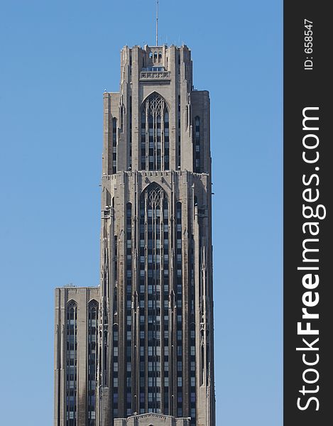 The Cathedral of Learning in Pittsburgh