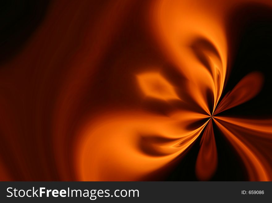 Abstract Fire Illustration