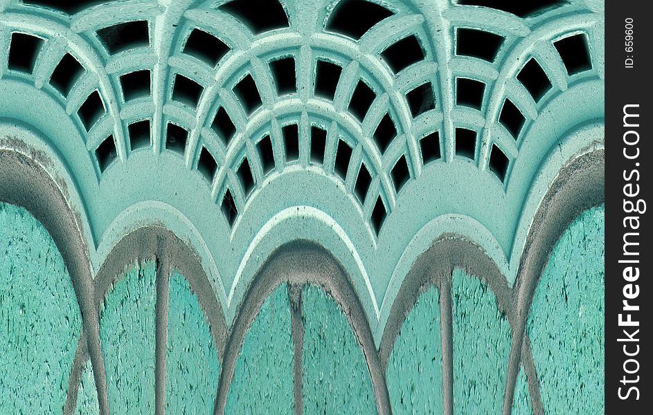 Bizarre abstract image that looks like it could be an alien or martian palace. Bizarre abstract image that looks like it could be an alien or martian palace.