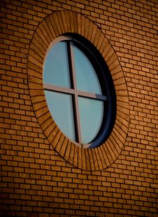 Circular Brick Window Stock Images Circular Brick Window Stock Images