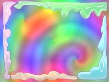 Melting Glass Psychedelic Frame Royalty Free Stock Photos Melting Glass Psychedelic Frame Royalty Free Stock Photos