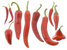 Different Types Of Red Red Hot Chili Pepper Stock Photo Different Types Of Red Red Hot Chili Pepper Stock Photo