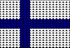 Finland Heart Flag Royalty Free Stock Photos