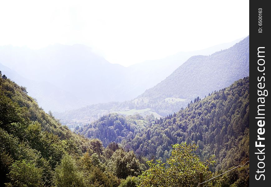 Italian landscape, mountain of Val Brembana. Italian landscape, mountain of Val Brembana