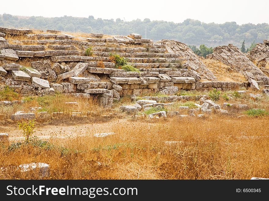 Ruins Of The Roman Stadium.