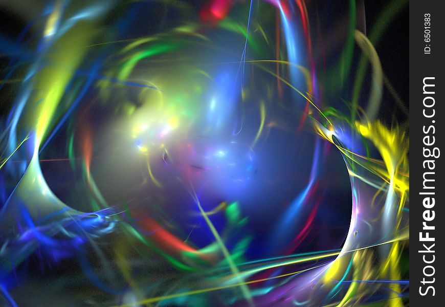 Colorful abstract fractal background