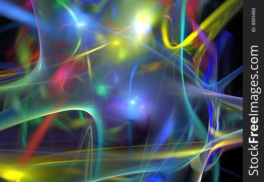 Colorful abstract fractal background