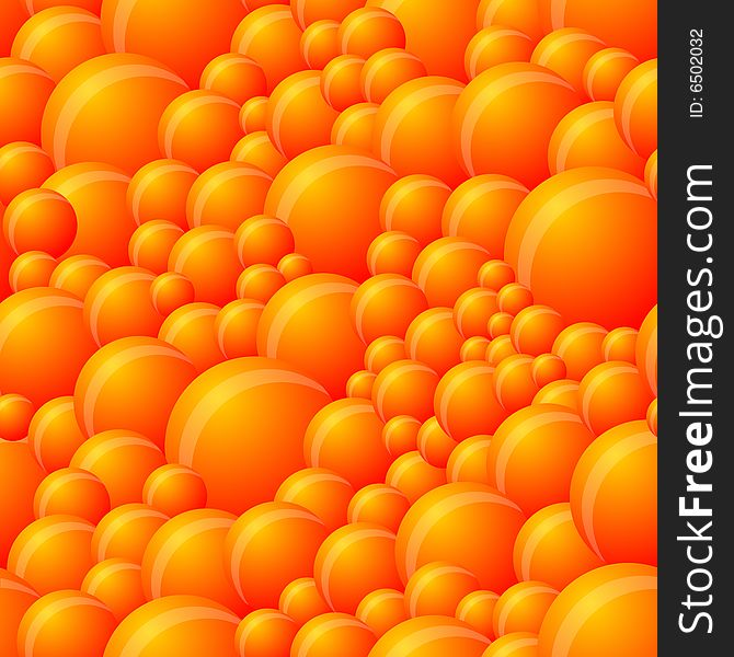 Vector illustration of Seamless Orange Background