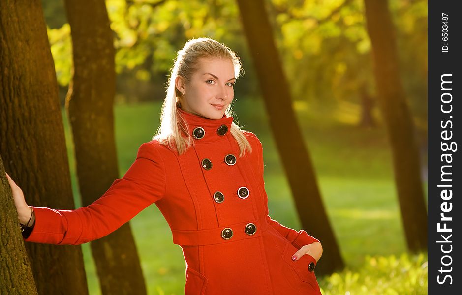 Picture of a Beautiful young woman outdoors