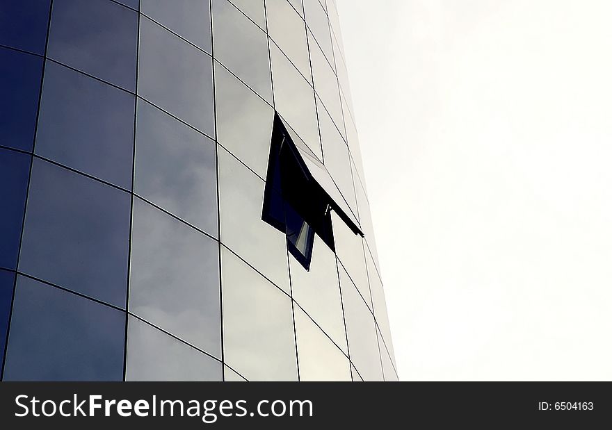 This image represent the exterior of Modern Office Building from Bucharest, Romania. This image represent the exterior of Modern Office Building from Bucharest, Romania